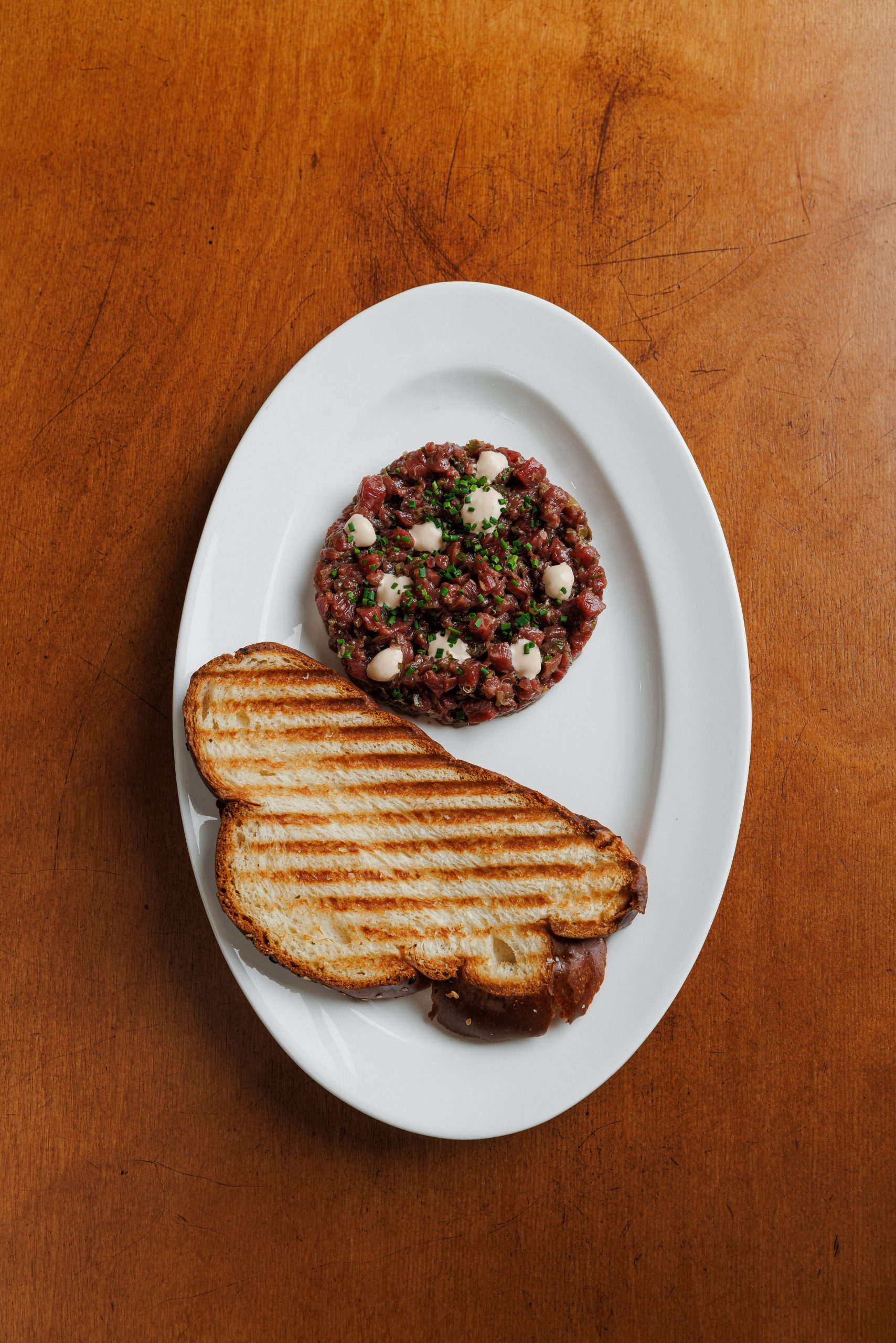 тартар из говядины с халой 2