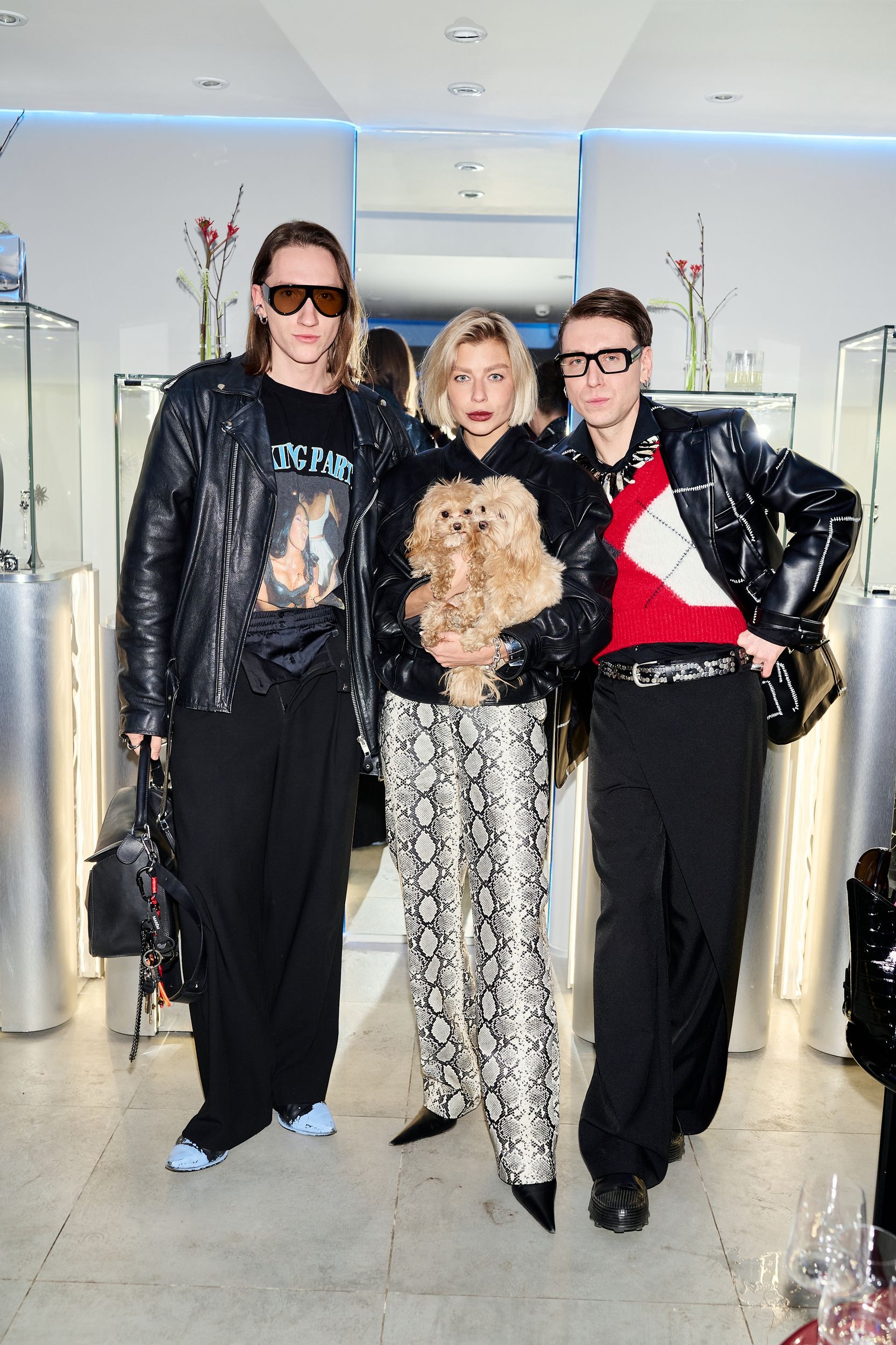 Влад, Лина Дембикова и Гоша Рушев