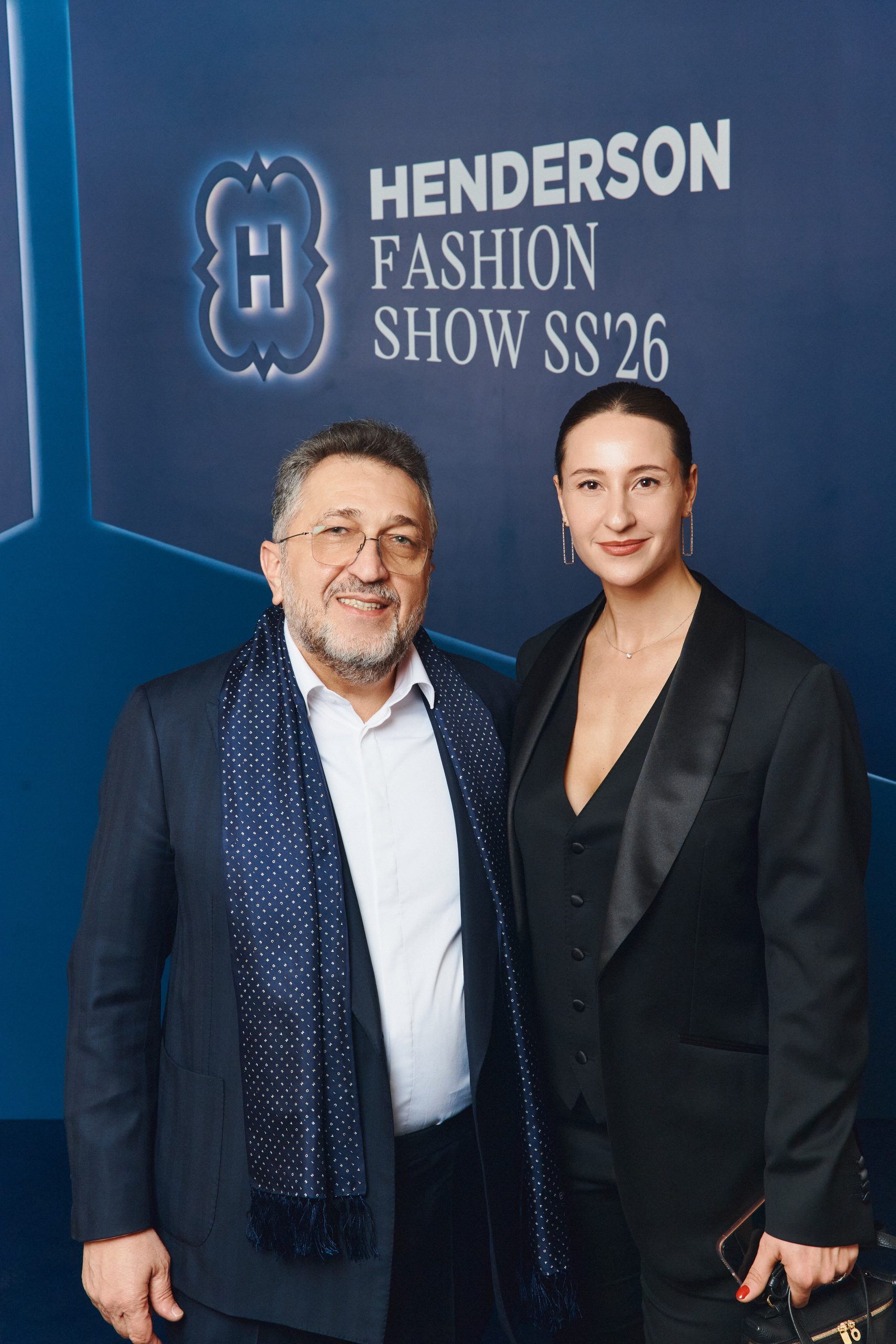 Президент модного дома HENDERSON Рубен Арутюнян и Яна Егорян