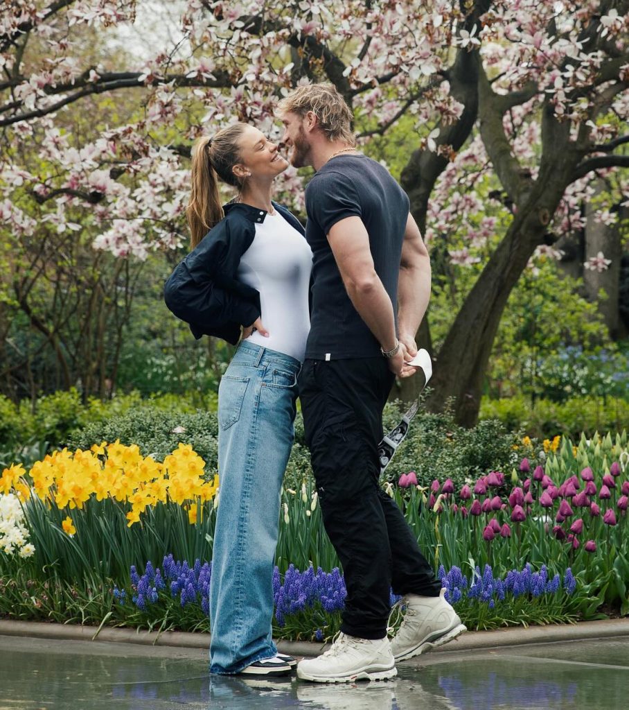 Нина Агдал и Логан Пол. Фото: социальные сети