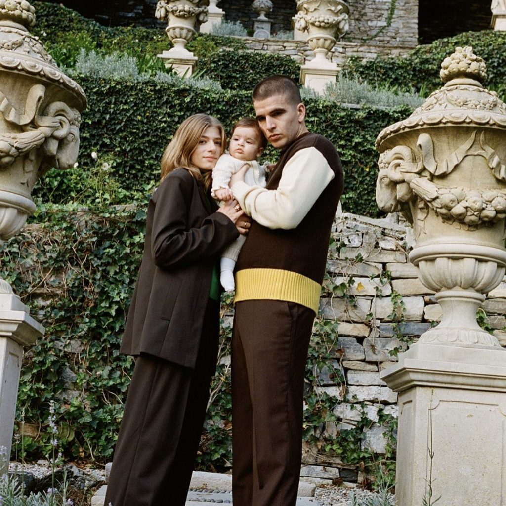 Федук и Саша Новикова с дочерью. Фото: социальные сети