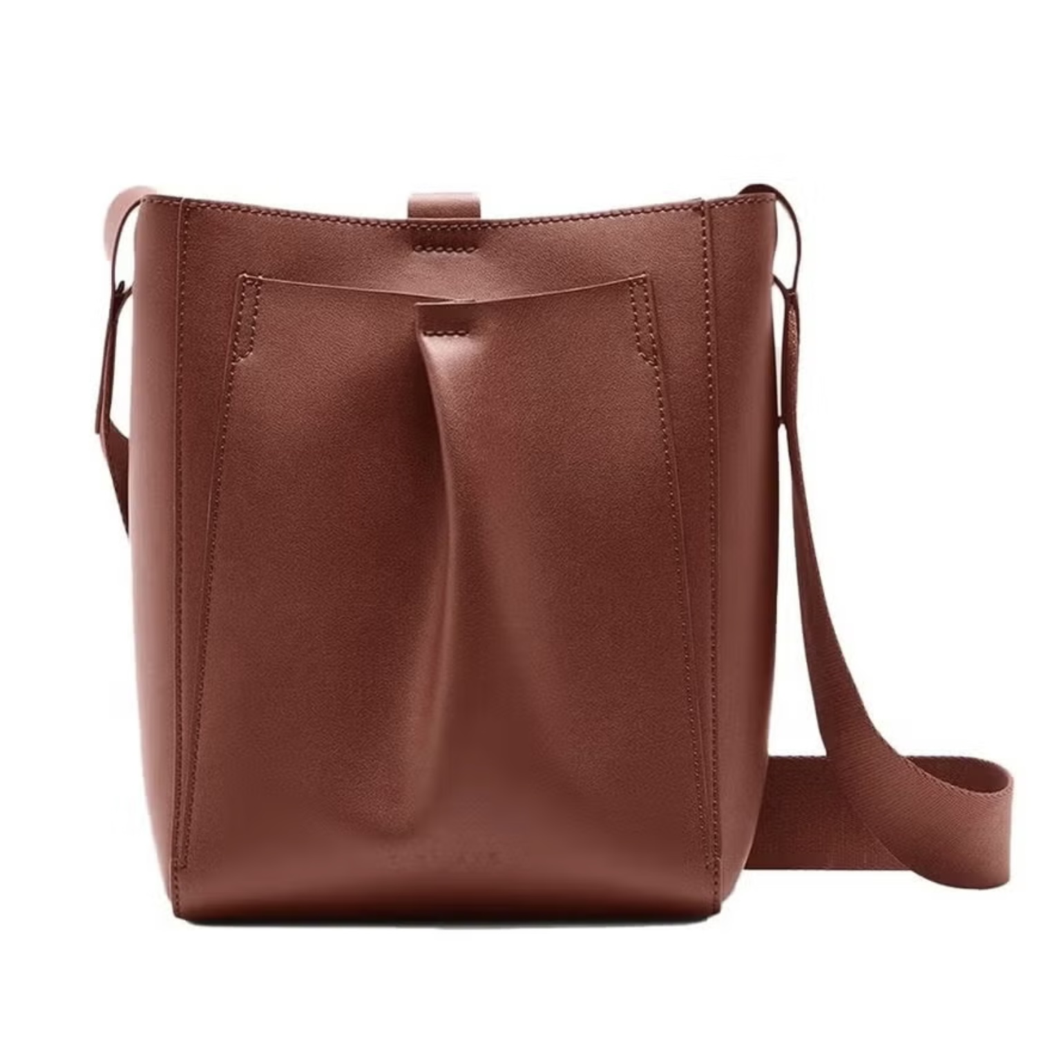 кожаные сумки-ведра