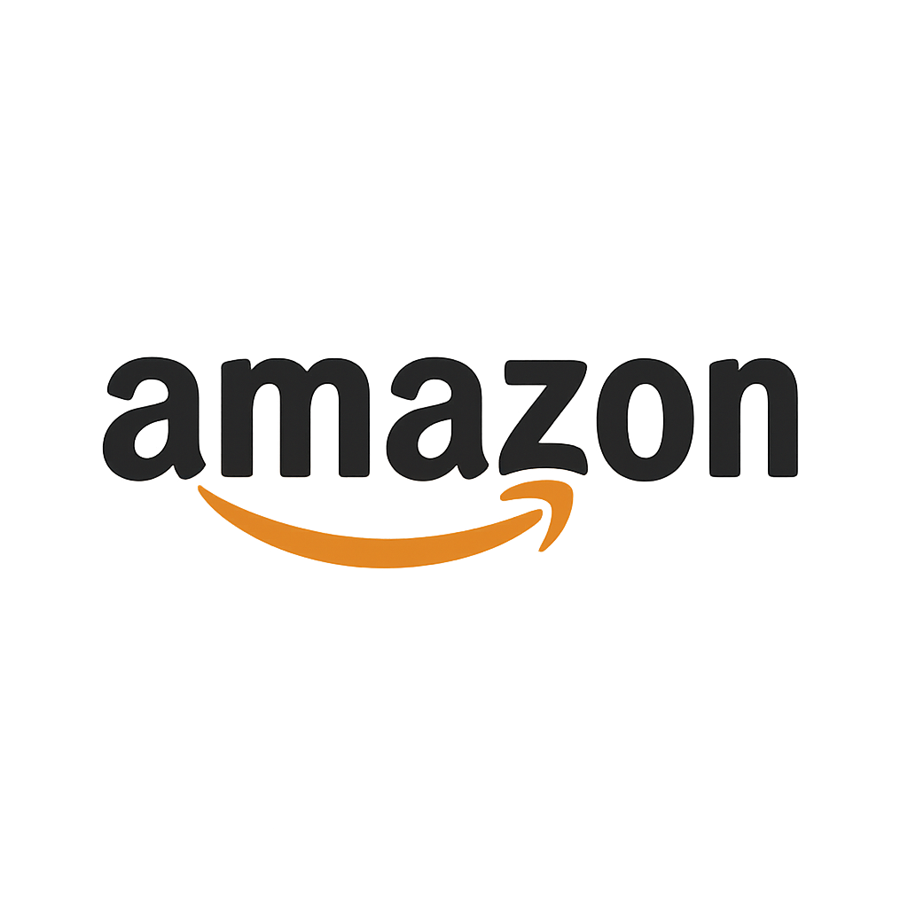 Amazon company logo with text