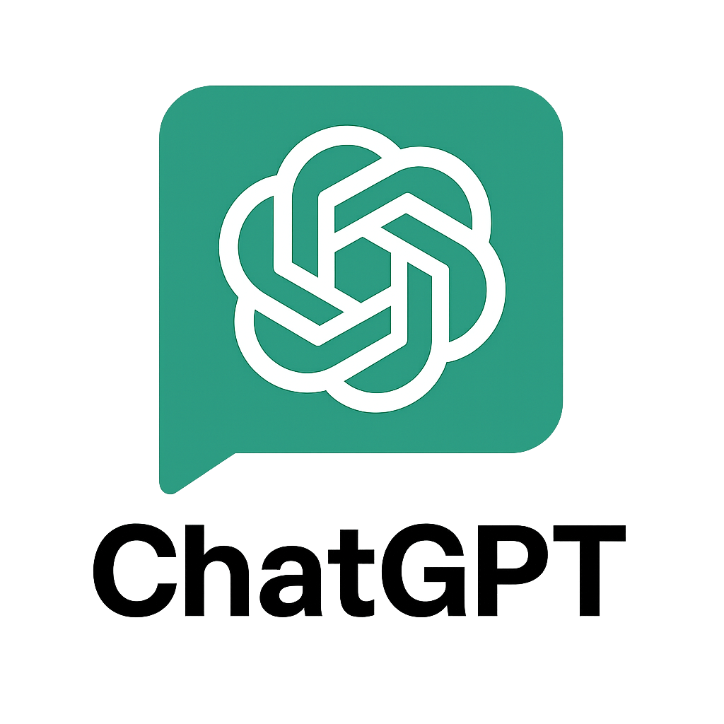 Logotipo oficial de ChatGPT en fondo transparente