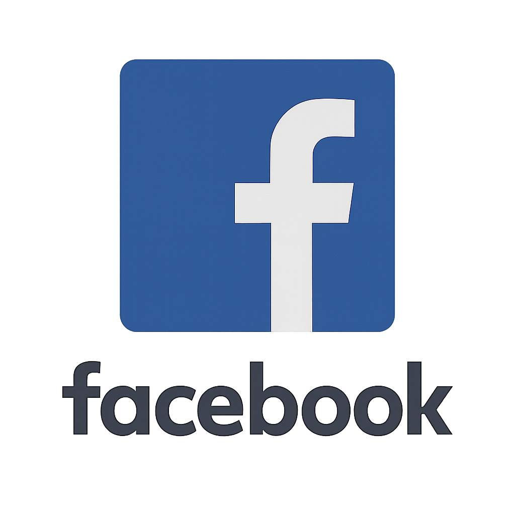Logo de Facebook con notificación PNG — ícono de red social con alerta de mensajes Logo de Facebook con insignia roja de notificación con número 2 sobre fondo transparente