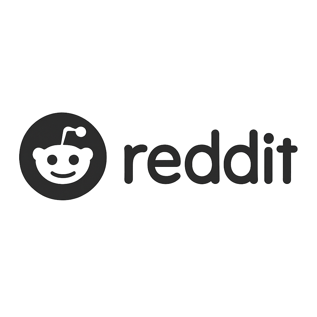 Logo resmi Reddit dengan ikon alien oranye