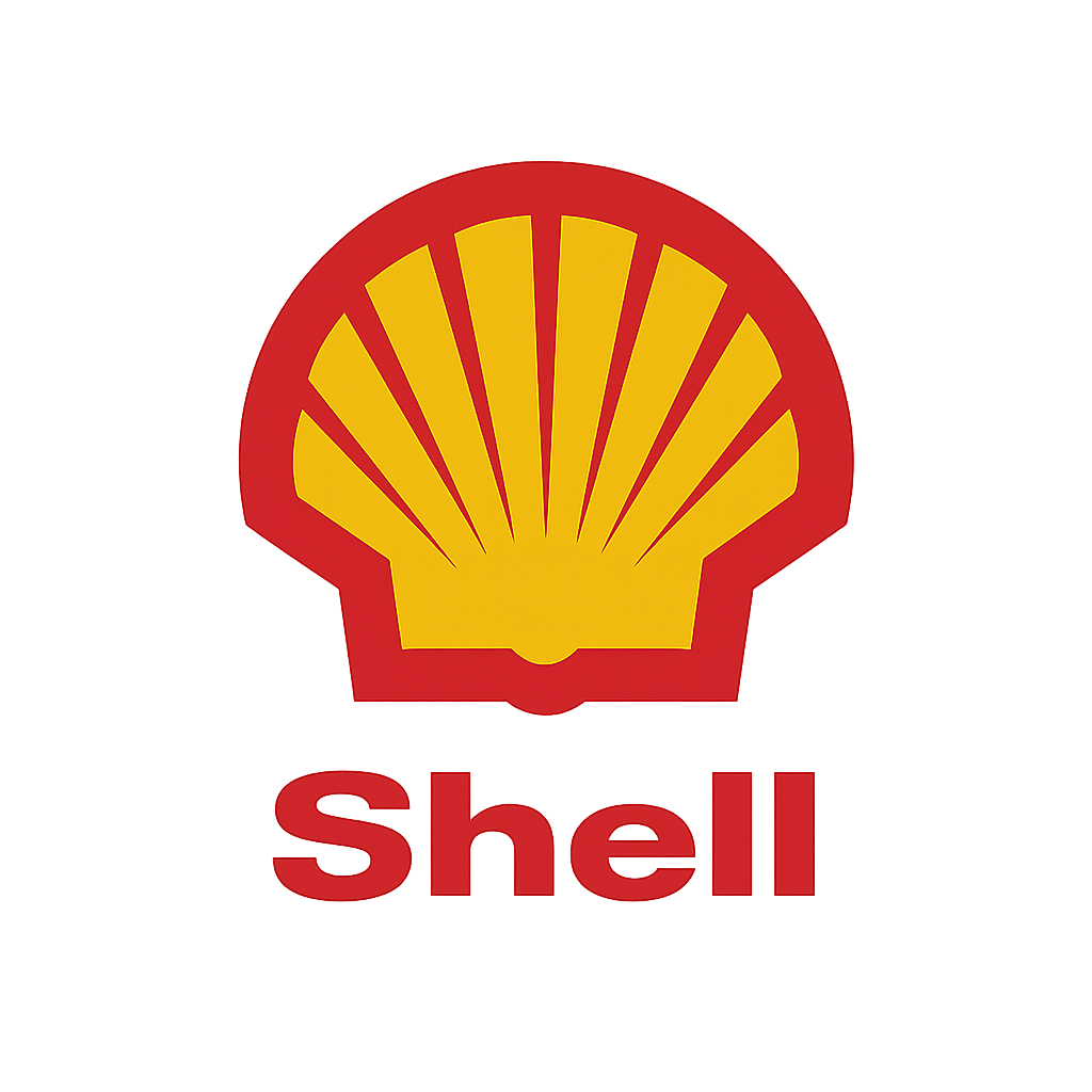 Logotipo de Shell PNG — símbolo icónico de la marca energética para proyectos corporativos, de petróleo y sostenibilidad Logotipo de la empresa petrolera Shell sobre fondo transparente