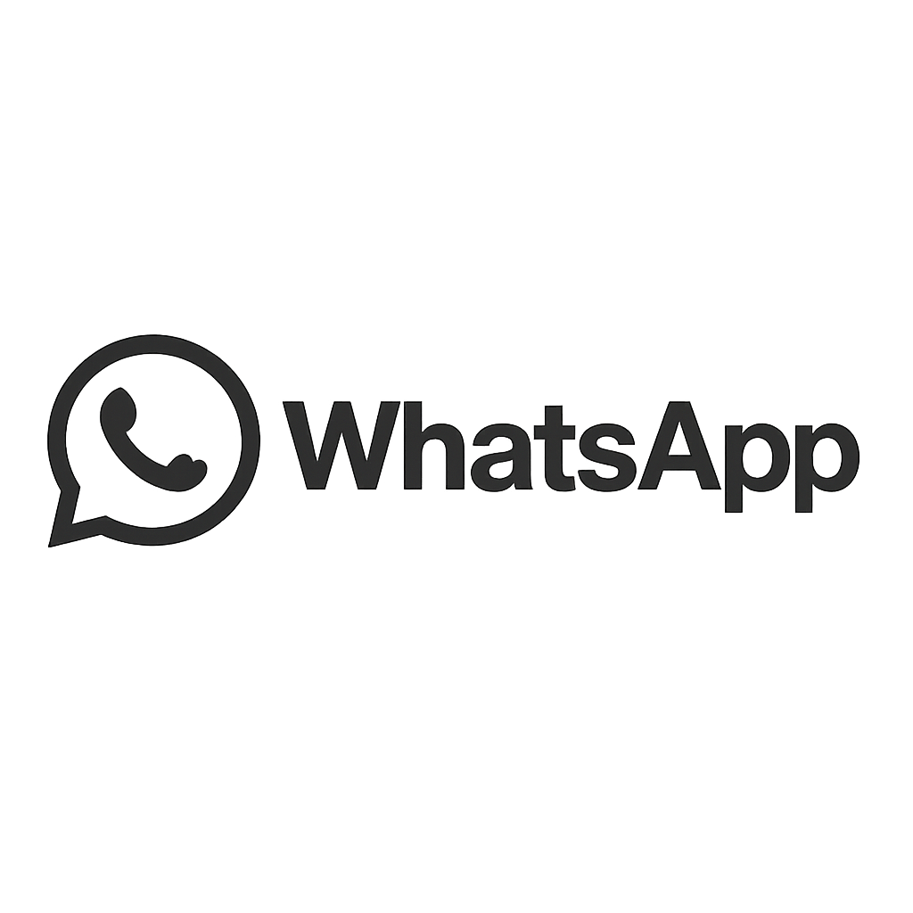 Logo de WhatsApp sobre fondo transparente