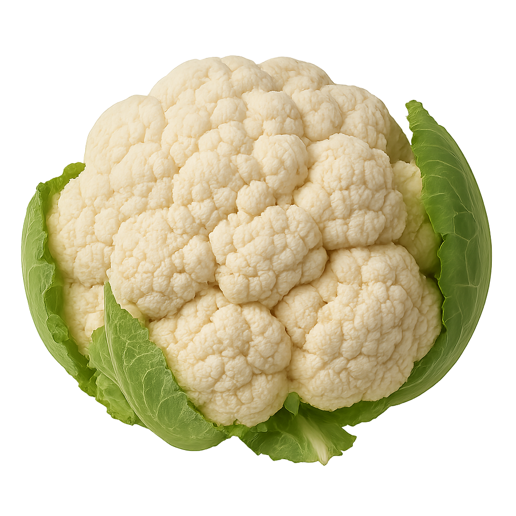 Fresh bunch of cabbage isolated on transparent background