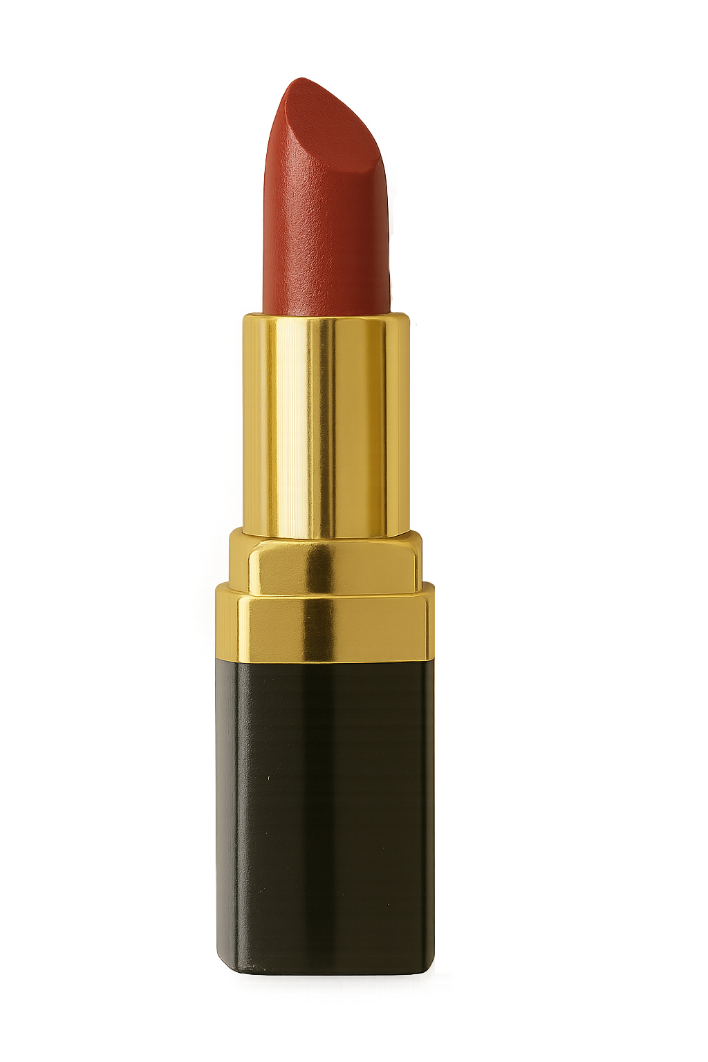 Red lipstick isolated on transparent background