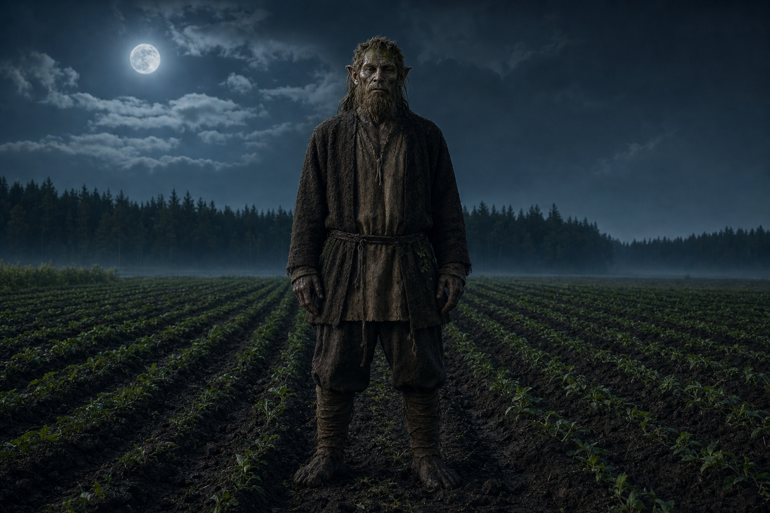 Западнофинский страж полей — В западной Финляндии маахиненов-охранников полей описывали почти человеческого роста.