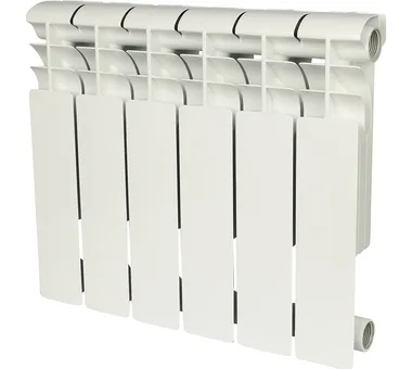 Биметаллический секционный радиатор отопления Rommer Profi Bm 500 (Bi 500-80-150) / 6 секций