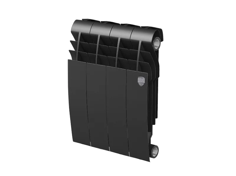 Биметаллический секционный радиатор отопления Royal Thermo Biliner 350 / Noire Sable / 1 секция