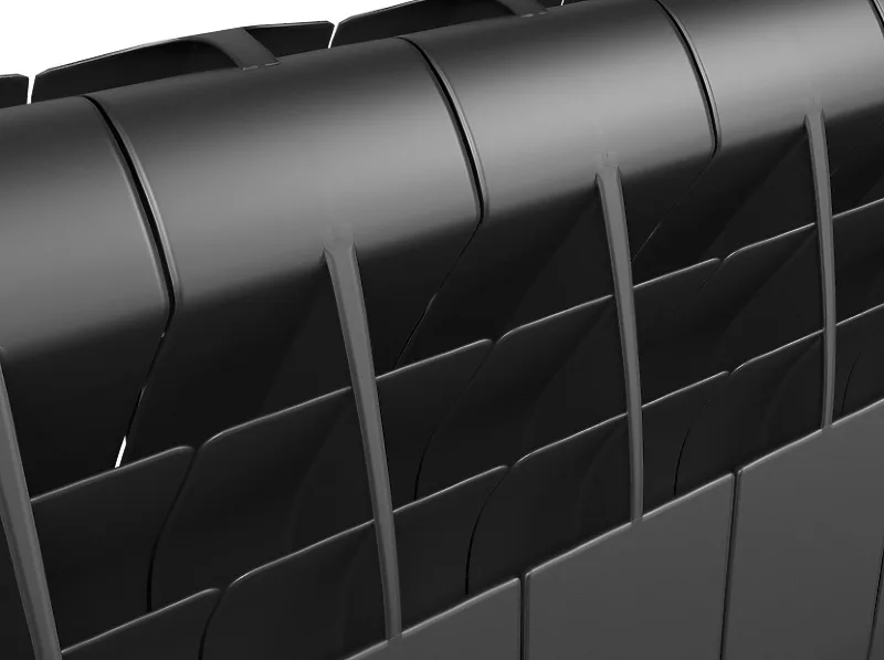 Биметаллический секционный радиатор отопления Royal Thermo Biliner 350 / Noire Sable / 10 секций