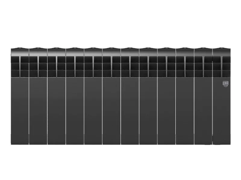 Биметаллический секционный радиатор отопления Royal Thermo Biliner 350 / Noire Sable / 12 секций
