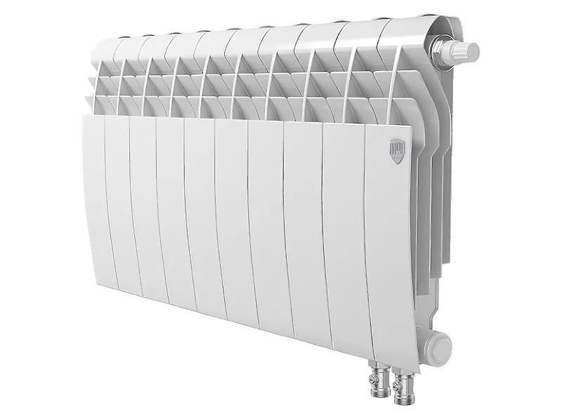 Биметаллический секционный радиатор отопления Royal Thermo Biliner 350 / V Bianco Traffico / 10 секций