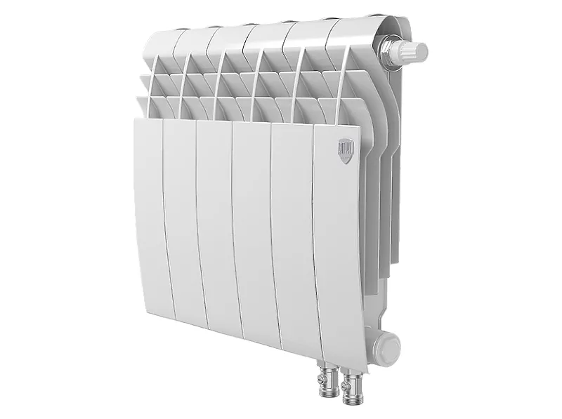 Биметаллический секционный радиатор отопления Royal Thermo Biliner 350 / V Bianco Traffico / 6 секций