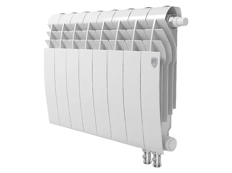 Биметаллический секционный радиатор отопления Royal Thermo Biliner 350 / V Bianco Traffico / 8 секций