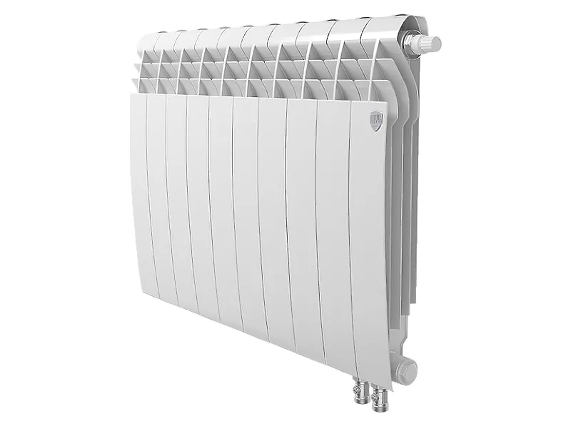 Биметаллический секционный радиатор отопления Royal Thermo Biliner 500 / V Bianco Traffico / 10 секций