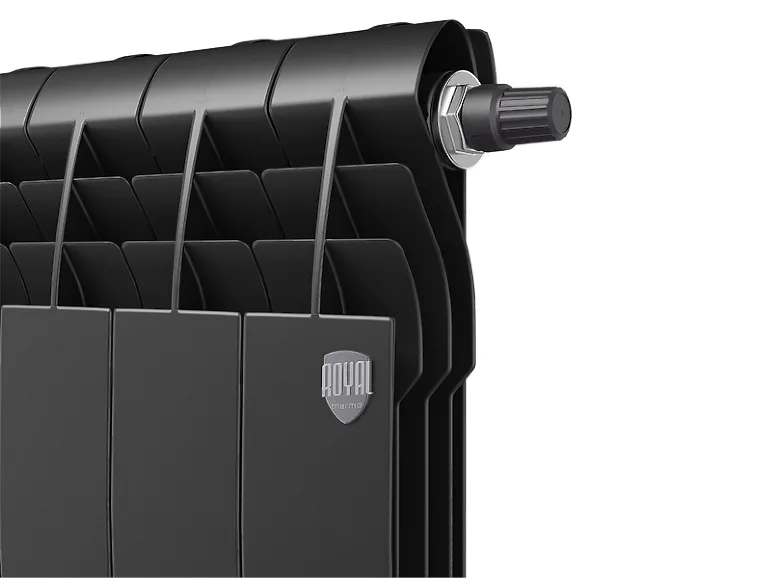 Биметаллический секционный радиатор отопления Royal Thermo Biliner 500 / V Noir Sable / 10 секций