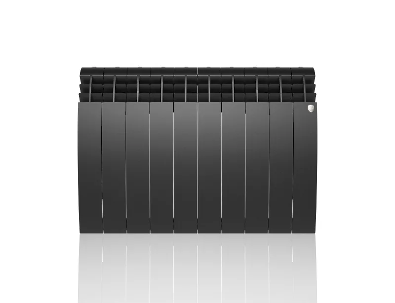Биметаллический секционный радиатор отопления Royal Thermo Biliner Noir Sable 500 / 10 секций