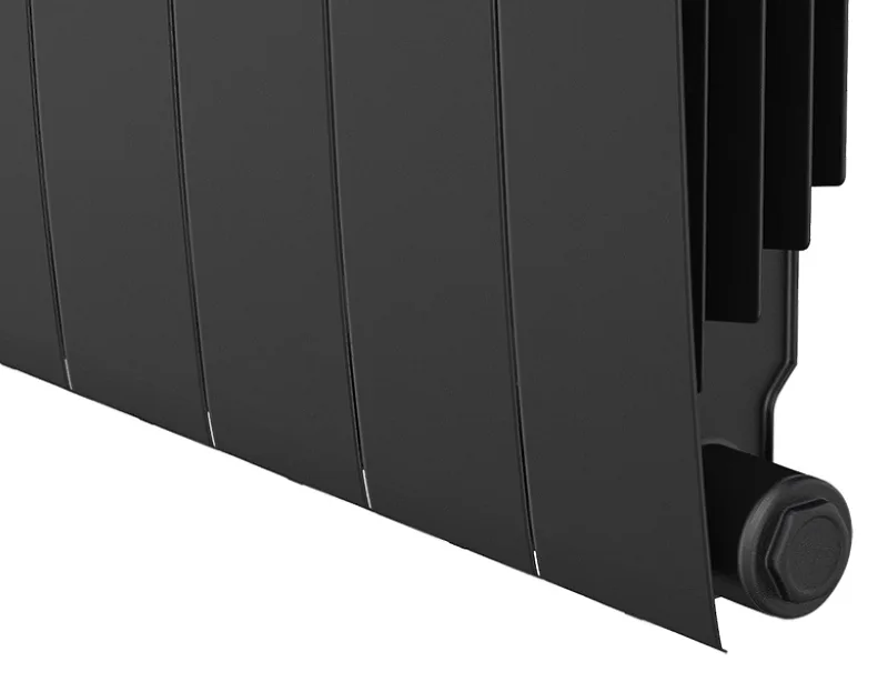 Биметаллический секционный радиатор отопления Royal Thermo Biliner Noir Sable 500 / 10 секций