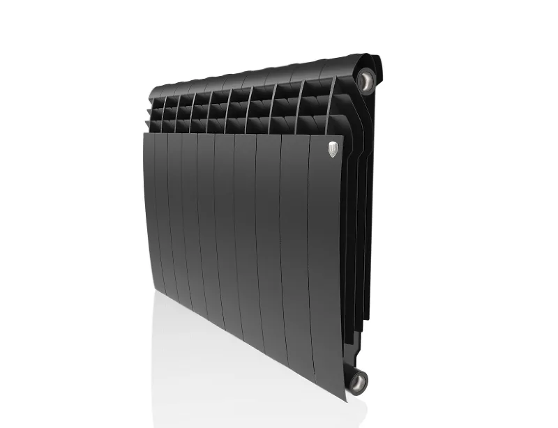 Биметаллический секционный радиатор отопления Royal Thermo Biliner Noir Sable 500 / 10 секций