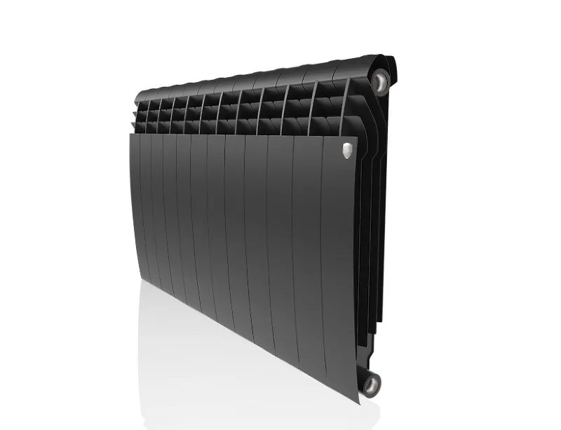 Биметаллический секционный радиатор отопления Royal Thermo Biliner Noir Sable 500 / 12 секций