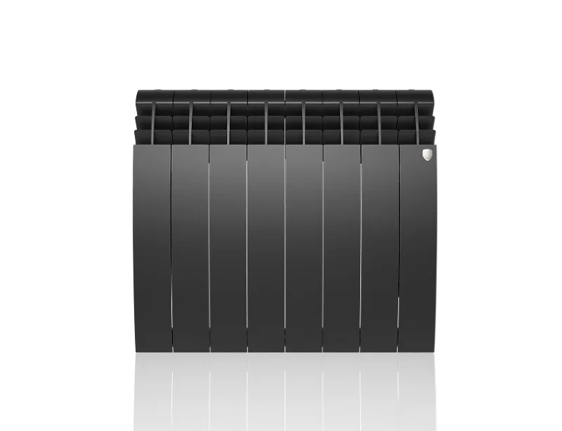 Биметаллический секционный радиатор отопления Royal Thermo Biliner Noir Sable 500 / 8 секций