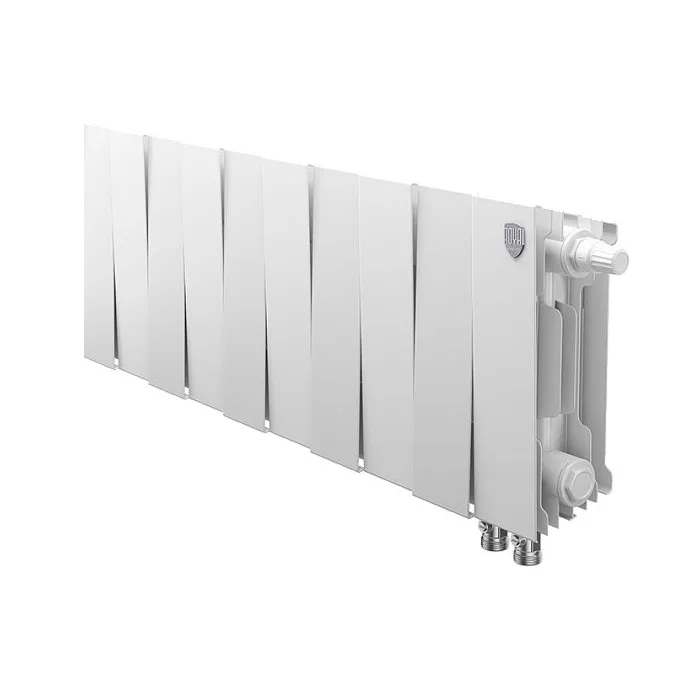 Биметаллический секционный радиатор отопления Royal Thermo PianoForte Bianco Traffico 200 / 10 секций VDR