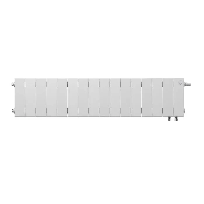 Биметаллический секционный радиатор отопления Royal Thermo PianoForte Bianco Traffico 200 / 16 секций VDR