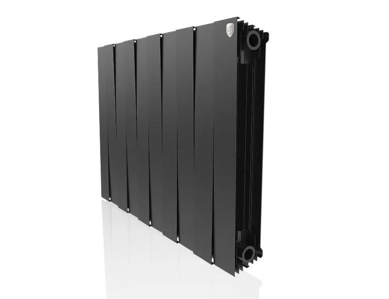 Биметаллический секционный радиатор отопления Royal Thermo PianoForte Noir Sable 500 / 10 секций