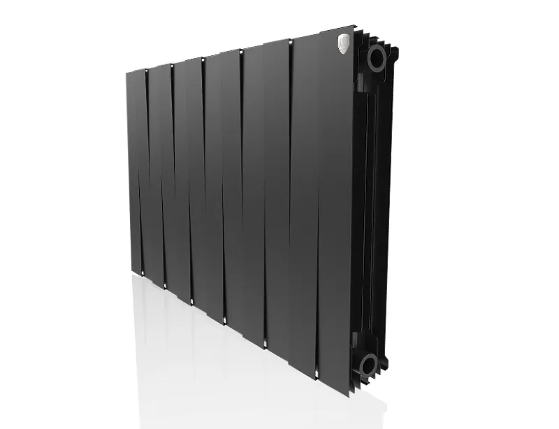 Биметаллический секционный радиатор отопления Royal Thermo PianoForte Noir Sable 500 / 12 секций