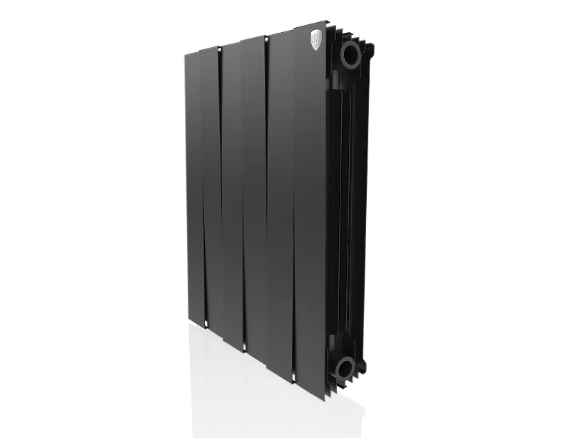 Биметаллический секционный радиатор отопления Royal Thermo PianoForte Noir Sable 500 / 6 секций