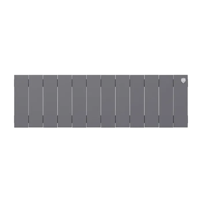 Биметаллический секционный радиатор отопления Royal Thermo PianoForte Silver Satin 200 / 12 секций