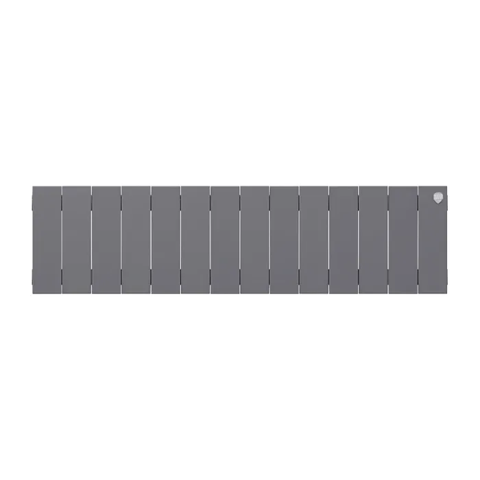 Биметаллический секционный радиатор отопления Royal Thermo PianoForte Silver Satin 200 / 14 секций