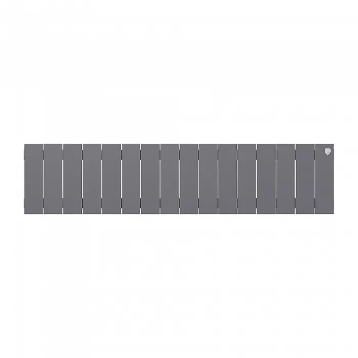 Биметаллический секционный радиатор отопления Royal Thermo PianoForte Silver Satin 200 / 16 секций
