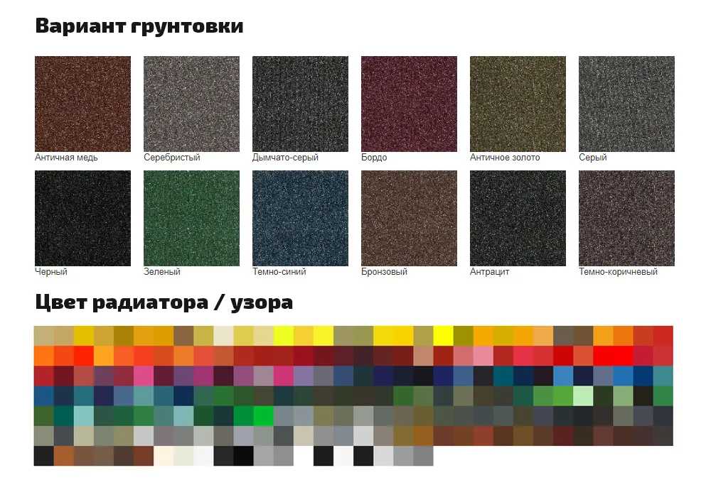 Чугунный радиатор отопления RETROstyle Loft 350 - 1 секция