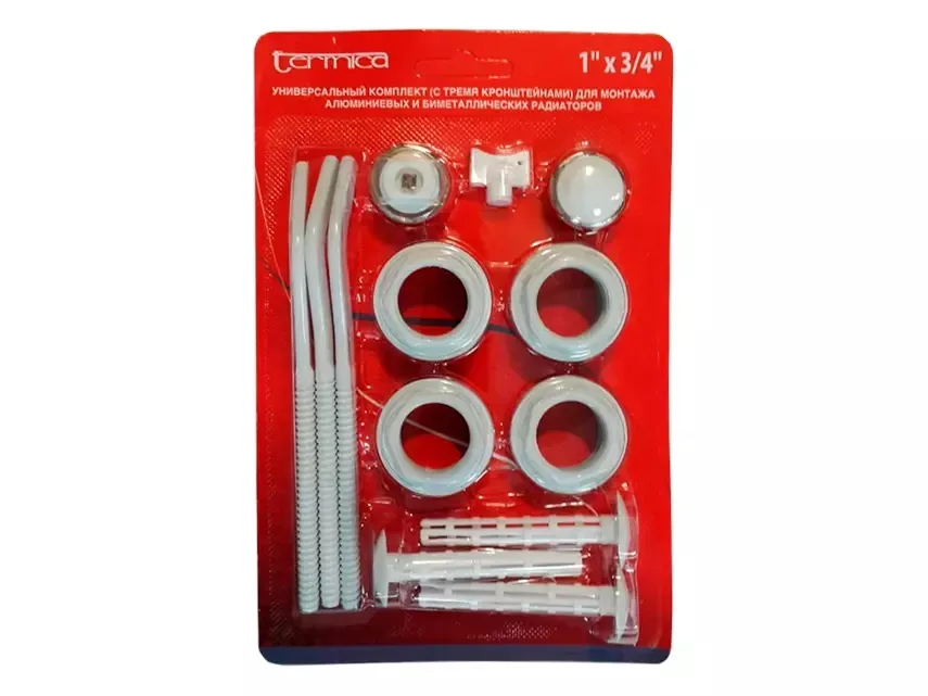 Комплект для монтажа радиаторов Termica 3/4 с 2 кронштейнами