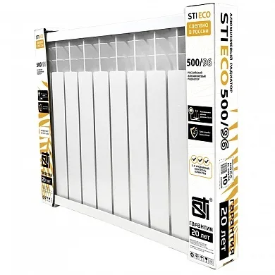 Алюминиевый радиатор STI ECO RUS 500/96 10 секций