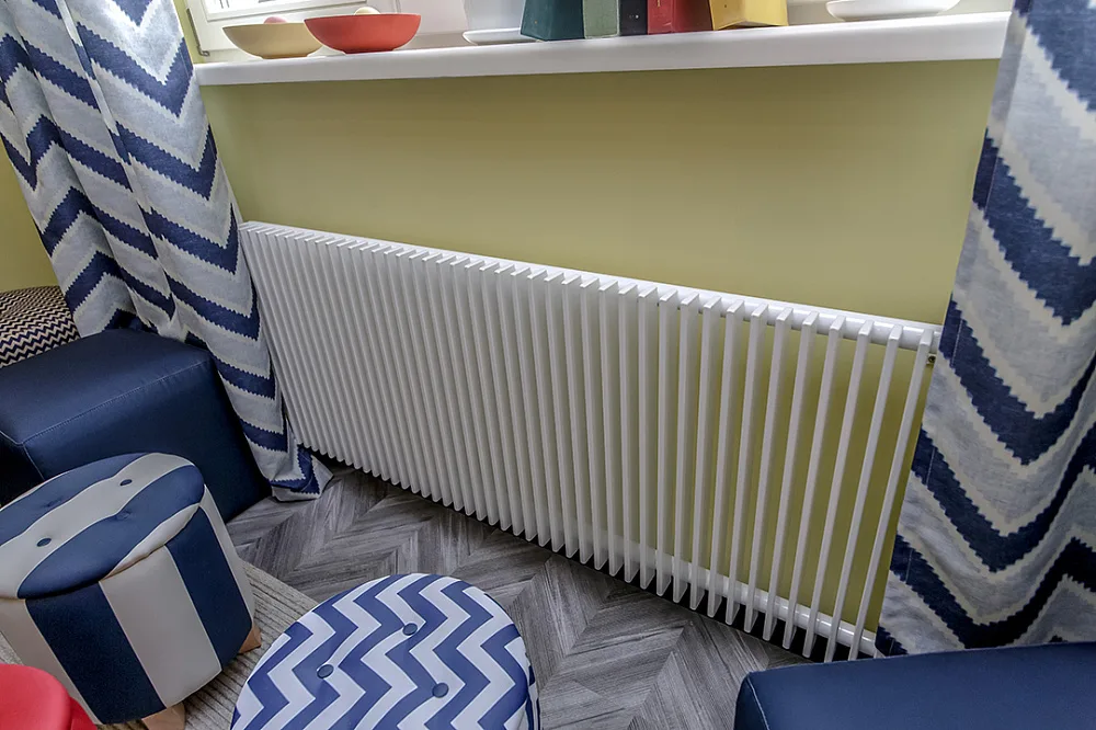 Стальной трубчатый радиатор отопления КЗТО Параллели В 2, двухтрубный, 300 24 секции