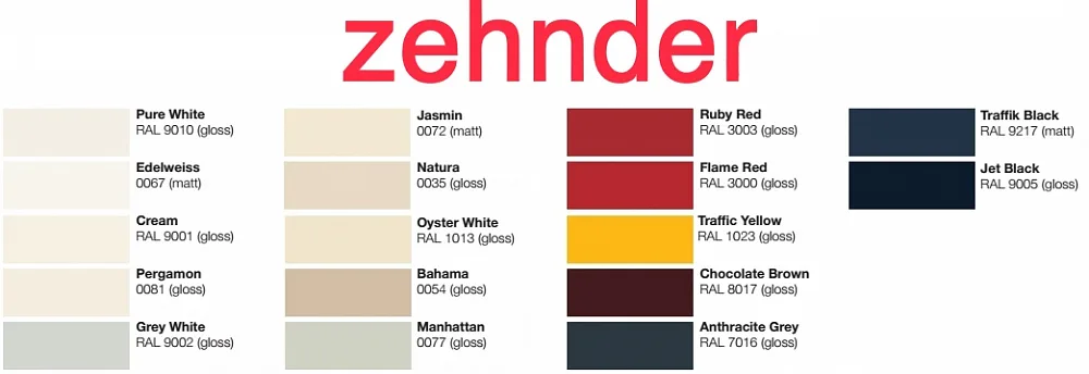 Стальной трубчатый радиатор отопления Zehnder 2250 / 1 секция