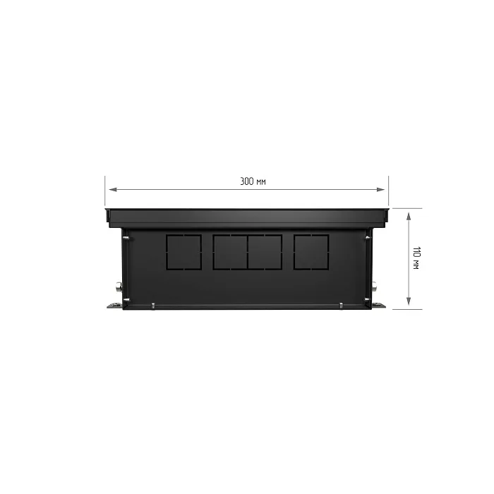 Внутрипольный конвектор с естественной конвекцией Royal Thermo 110/300/800-DG-U-DB