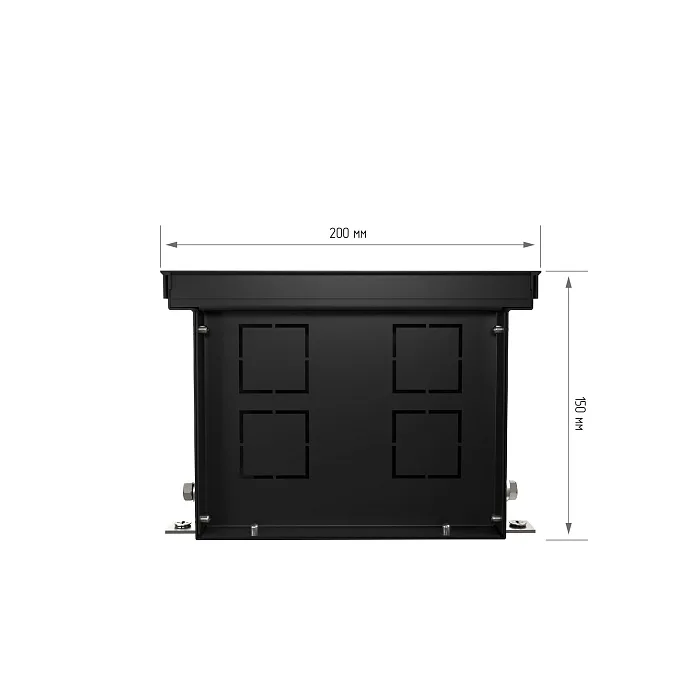 Внутрипольный конвектор с естественной конвекцией Royal Thermo 150/200/800-DG-U-NA