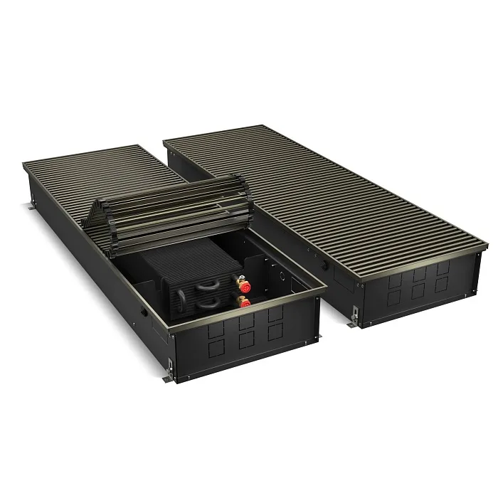 Внутрипольный конвектор с естественной конвекцией Royal Thermo 150/400/2600-RG-U-DB