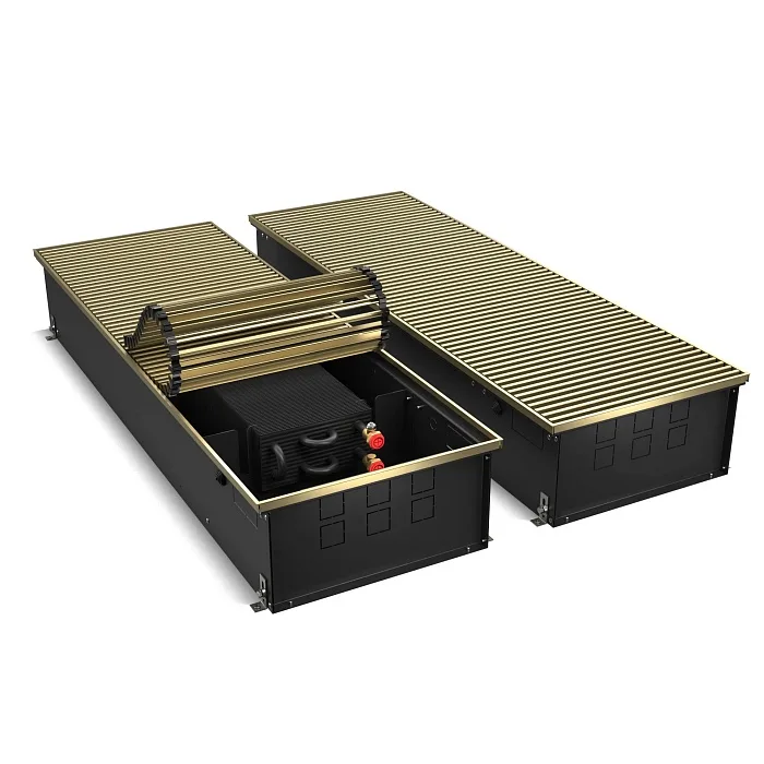 Внутрипольный конвектор с естественной конвекцией Royal Thermo 190/400/2200-RG-U-LB