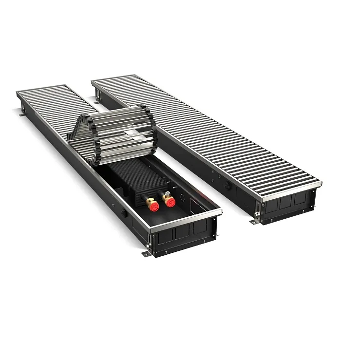 Внутрипольный конвектор с естественной конвекцией Royal Thermo 90/200/1200-DG-U-NA