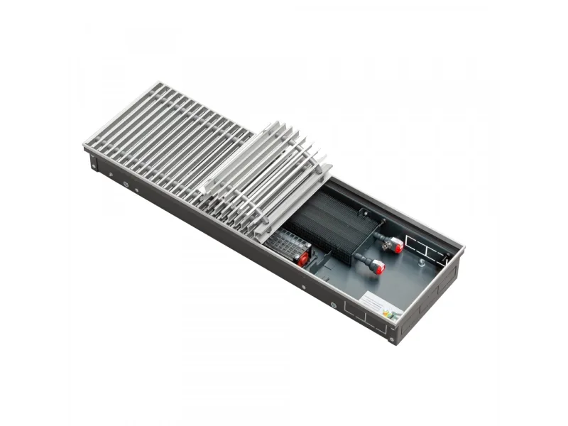 Внутрипольный конвектор с вентилятором Techno KVZV 350-140-1500