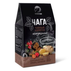 Чайный напиток «Фиточай Чага с имбирем и шиповником», 80 г