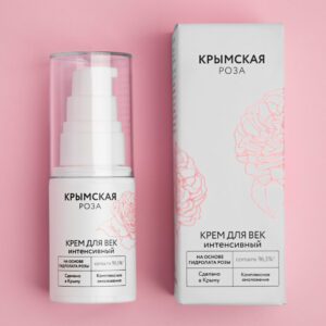 Крем для век интенсивный на основе гидролата розы для комплексного омоложения, 25 мл